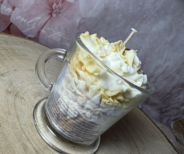 Bougie exquise nougat blanc