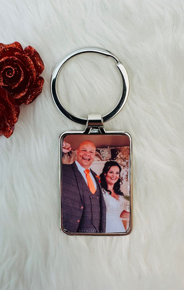 Rectangle photo frame keyring