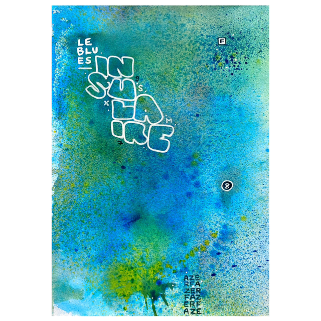 Le blues insulaire - 21x29cm / 2025