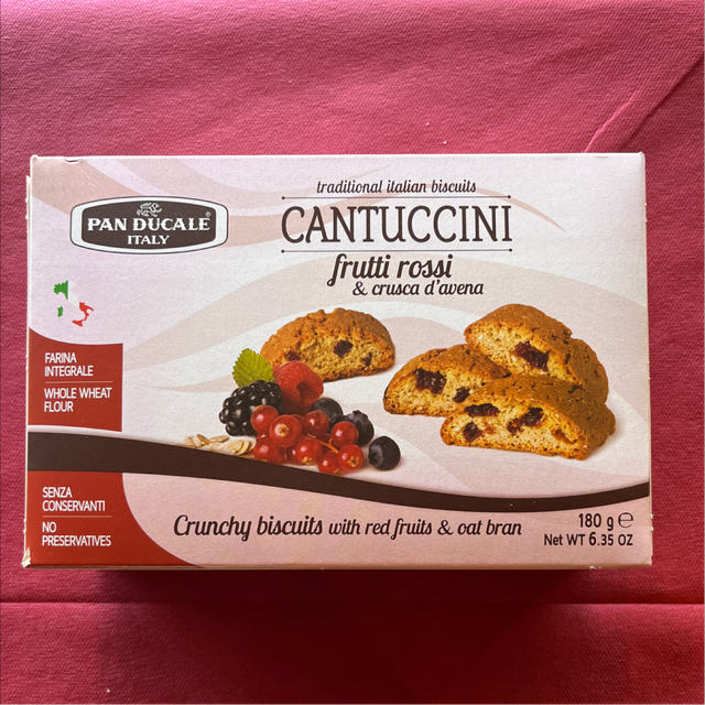 Cantuccini Frutti Rossi E Crusca D’avena