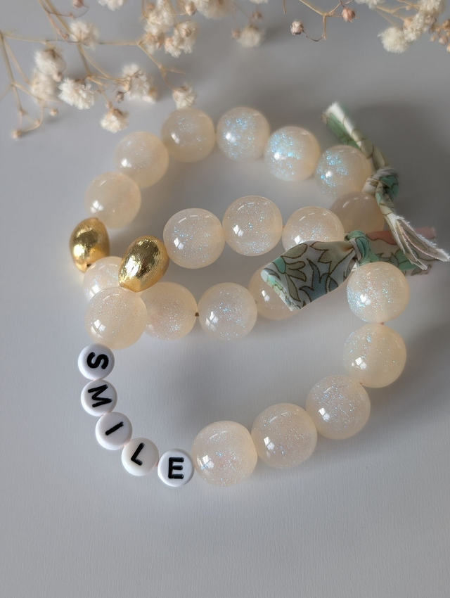 Bracelet Liberty Glowy blanc Adulte/enfant