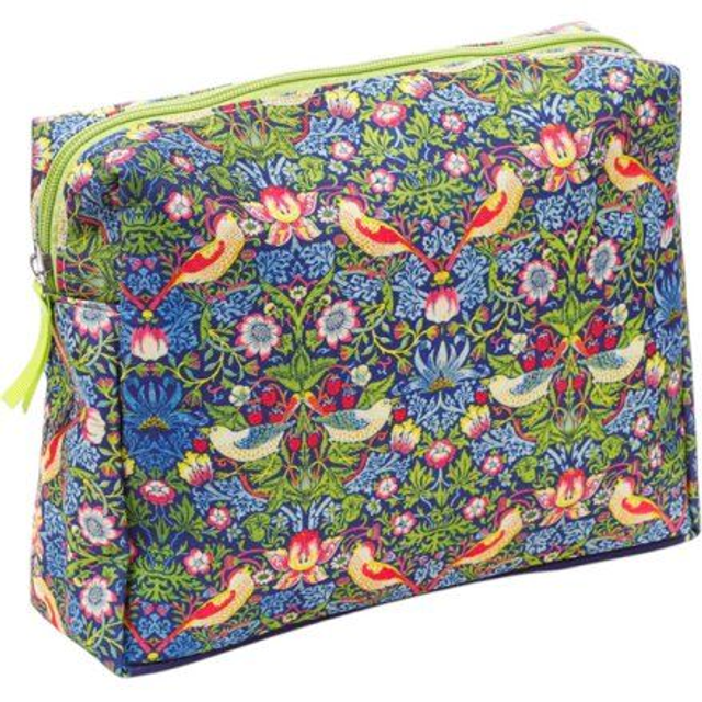 William Morris Strawberry Thief Wash Bag – 23.5cm Toiletry &amp; Travel Bag