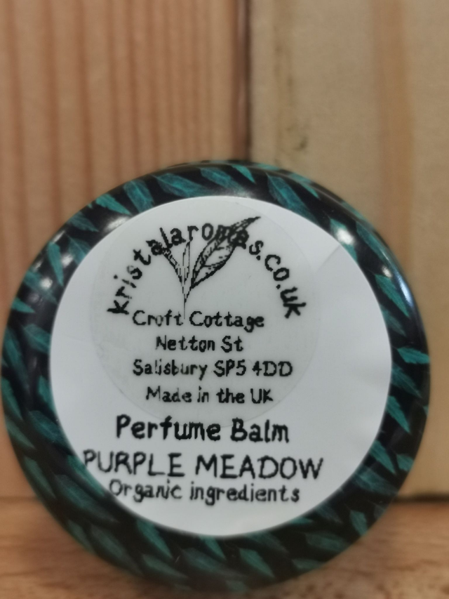 Perfume balm Purple Meadow (organic ingredents). 10g