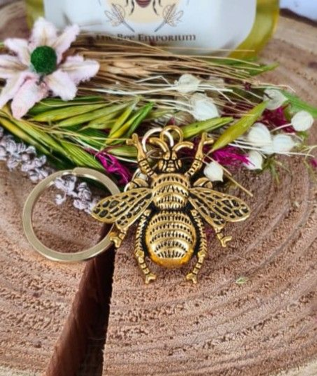 Beautiful Bee Keyring