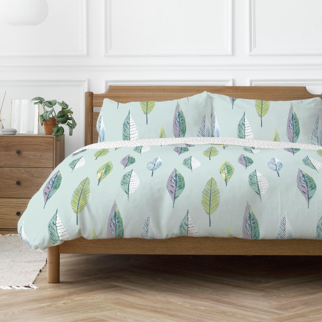 Copenhagen Home Flynn Duck Egg Duvet Cover Set