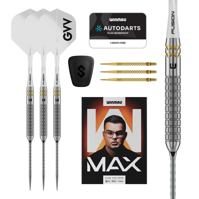 Winmau Steeldarts Gian van Veen W-Max 90% Tungsten Switch Point 22 gr