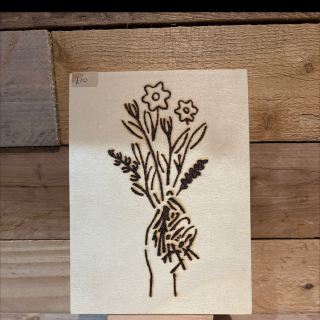 Pyrography Flowers 