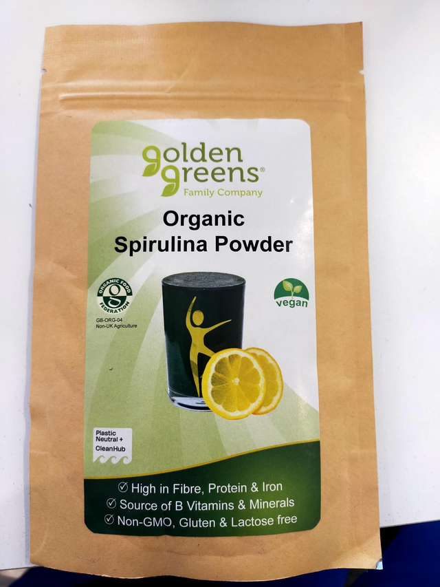 Spirulina Organic Powder Golden Greens 250g 29004