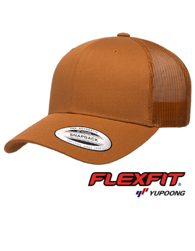 🧢 CASQUETTE FLEXFIT RETRO TRUCKER CUSTOM 3D COMPRIS *
