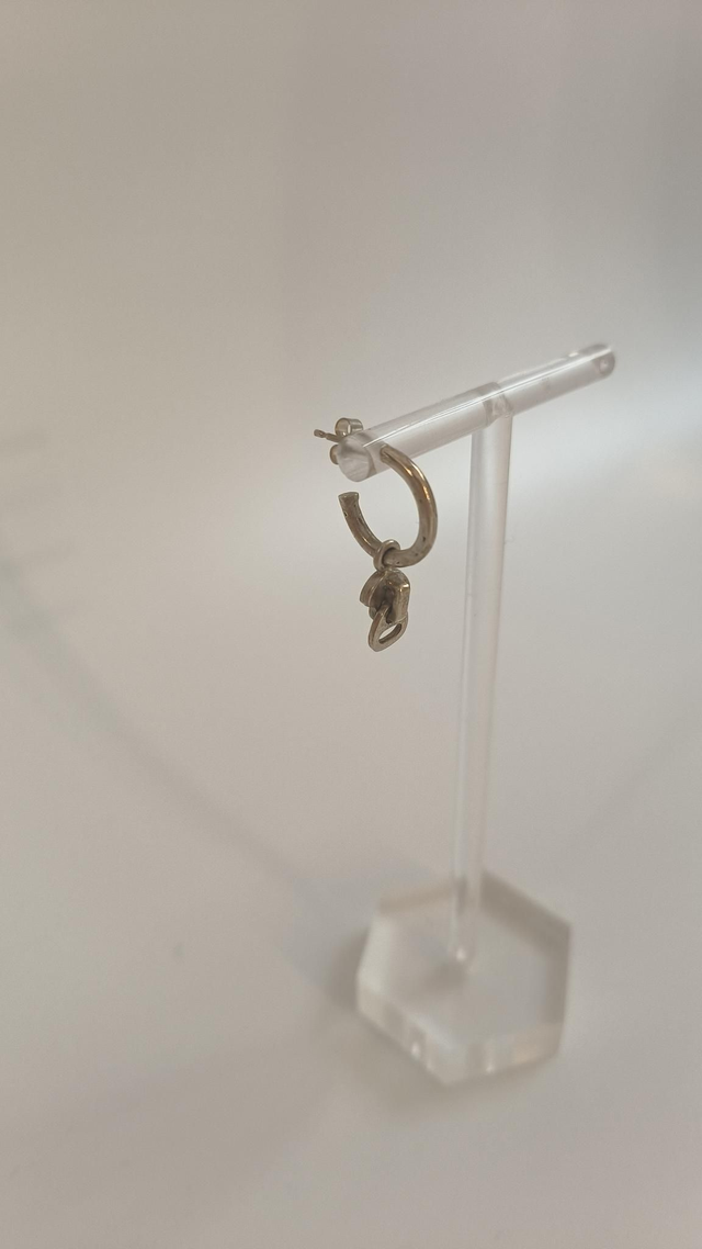 Mini créoles zip - Charlotte Lavergne