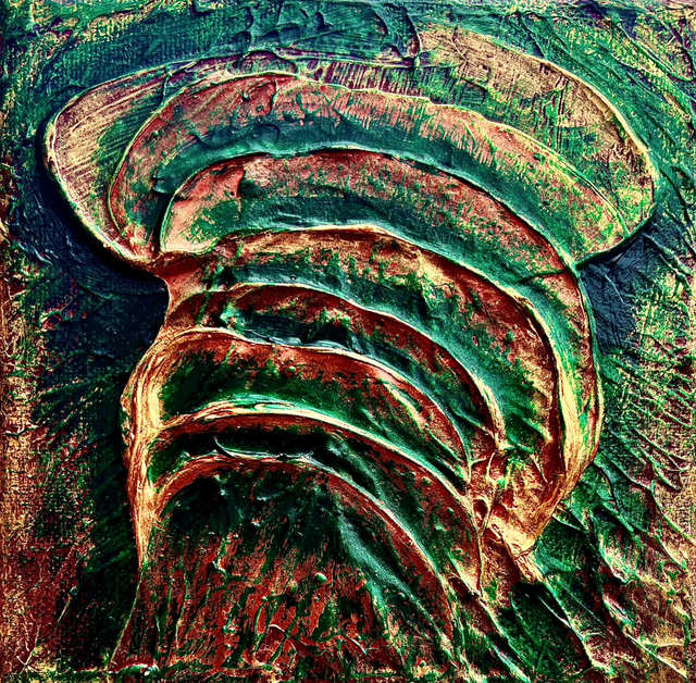 Garden Mushroom variety 2: 13x13cm / 5x5"