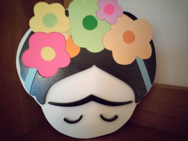 Frida Kahlo - 20x20 cms