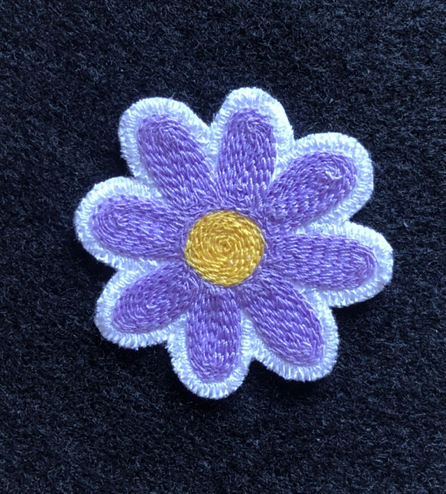 Fleur - broche &amp; écusson