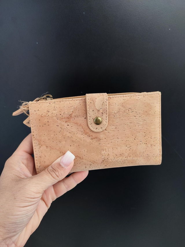 Portefeuille Cork #1 naturel
