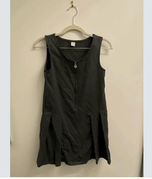 Preloved grey pinafore