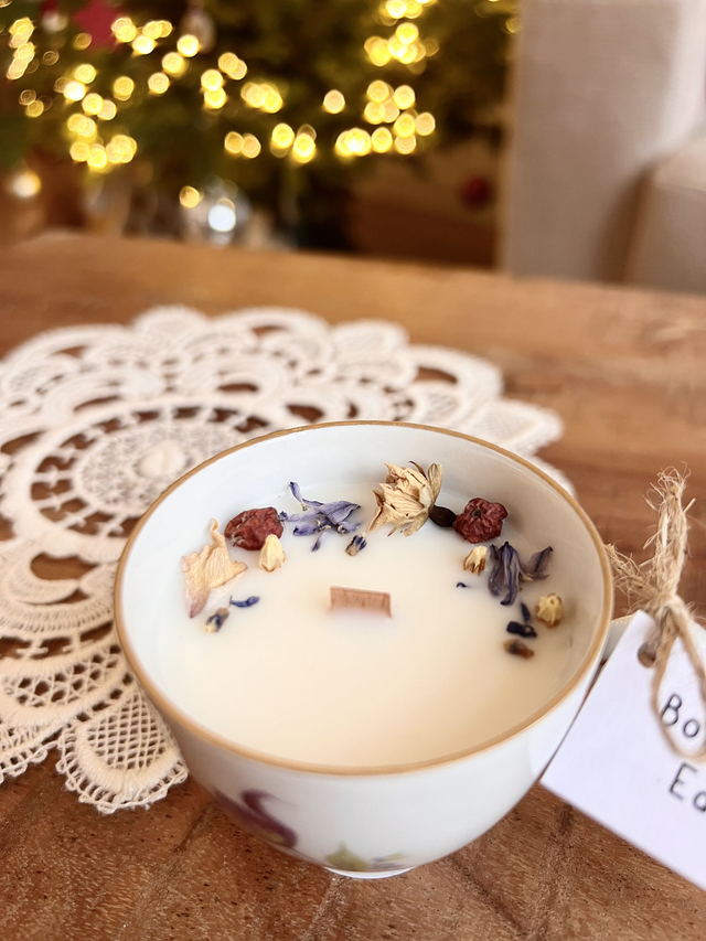 đ Bougie Edelweiss - tasse Ă cafĂ© "bouquet de tulipes"