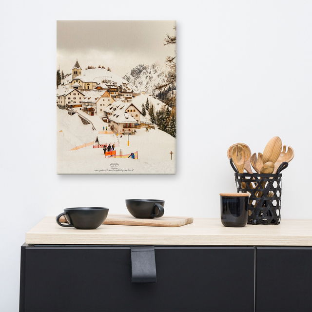  Canvas Monte Lussari Landscape winter 