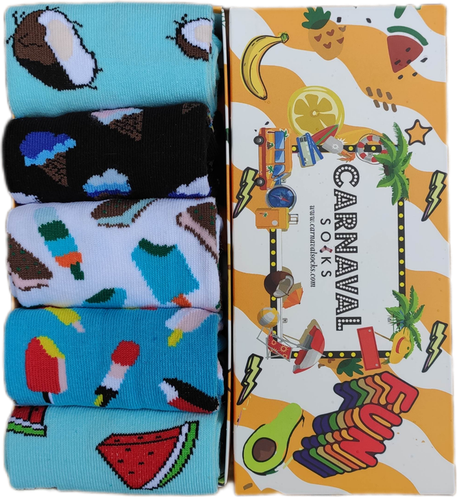 ZESTAW 5 x Skarpetki 39-45 Kolorowe Zabawne Śmieszne IDEALNE NA PREZENT! (8)