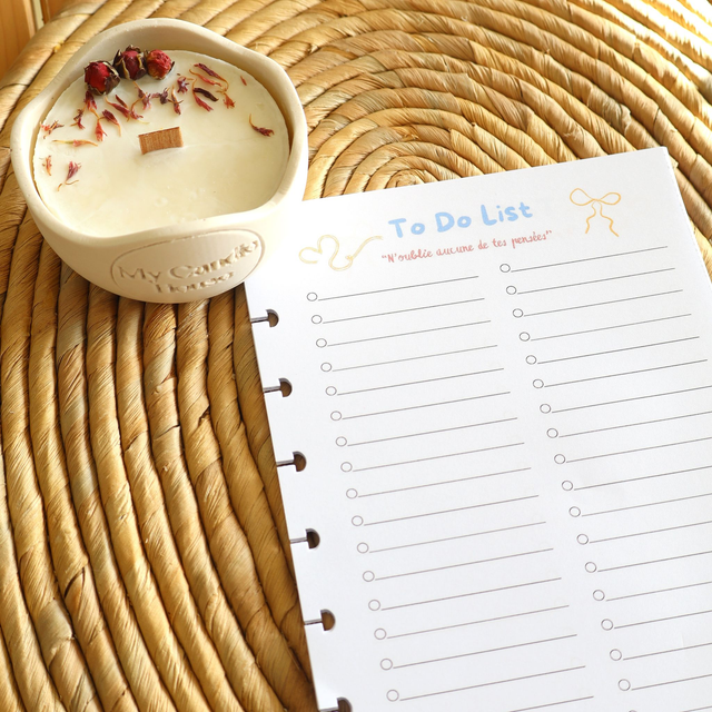 Recharge 50 To Do List + Recharge bougie (en option)