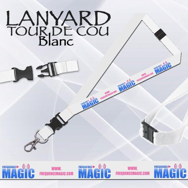 LANYARD BLANC