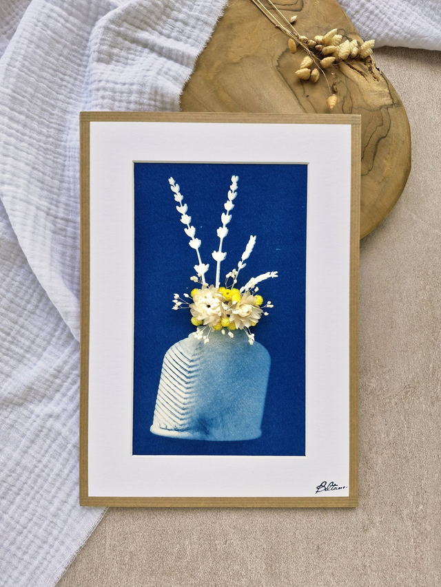 Cyanotype - Éclat de verre #15