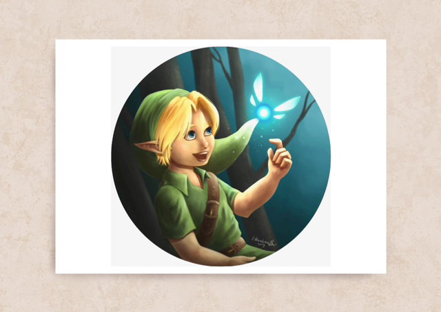 Zelda - OoT Link Print-P81