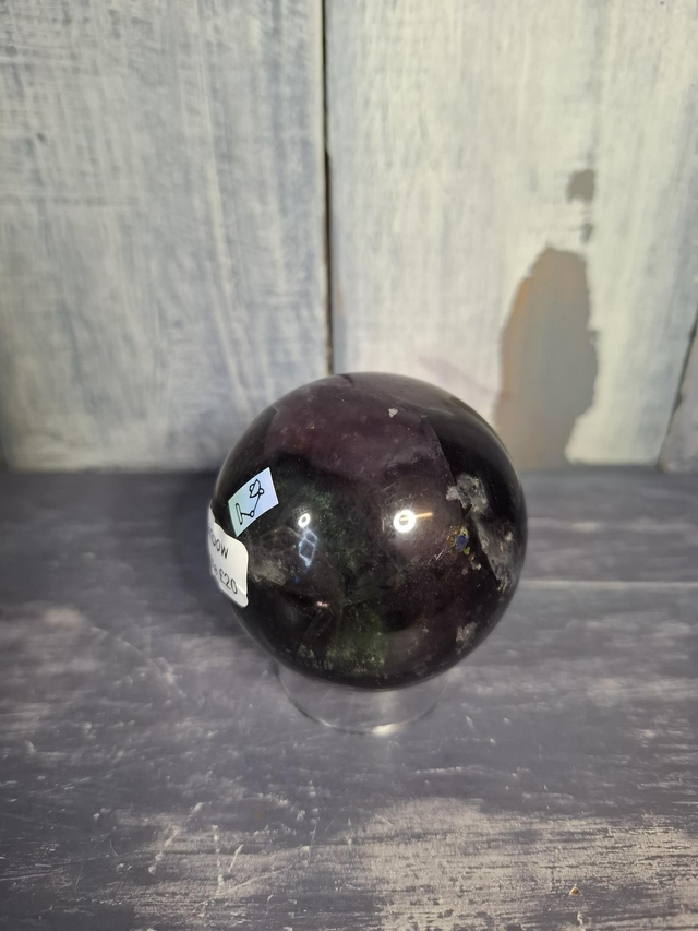 Rainbow Fluorite Sphere 