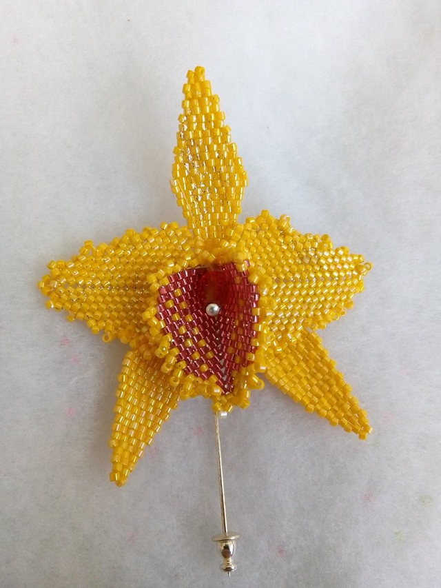 BROCHE Orchidée