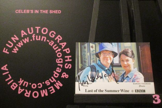 Mike Grady (Barry) Authentic Autographed Last Of The Summer Wine 6x4 Cast Card (3)