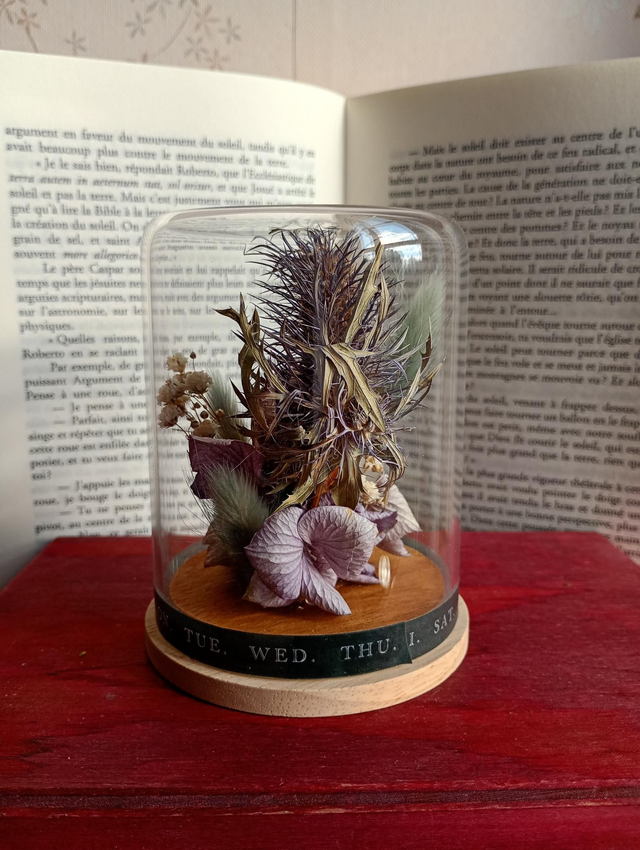 D14 mini crâne bleu