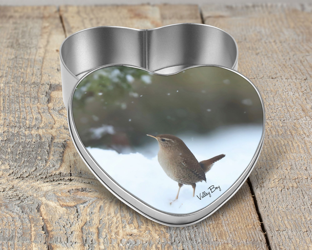 "Little Jenny Wren" Keepsake Heart Tin 