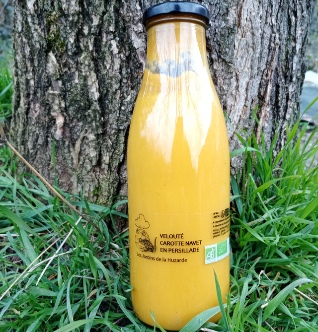 velouté de carotte navet en persillade