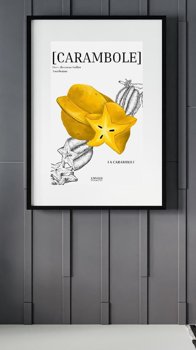 CARAMBOLE Affiche décorative