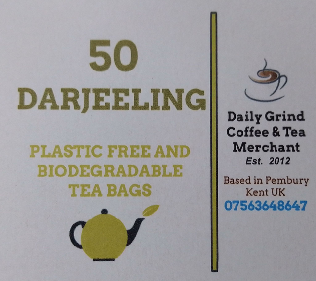 Darjeeling TGFOP Plastic Free and Biodegradable Tea Bags