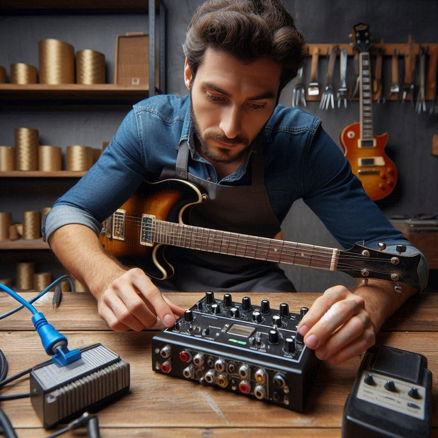 MANUTENÇÃO EQUALIZADOR DE VIOLÃO 