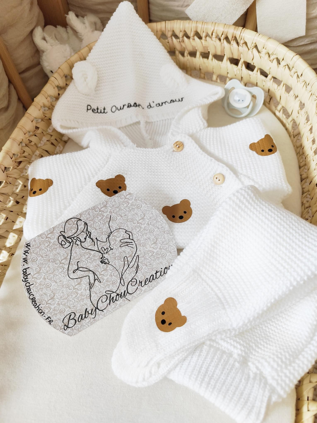 Ensemble en tricot Ourson 🐻