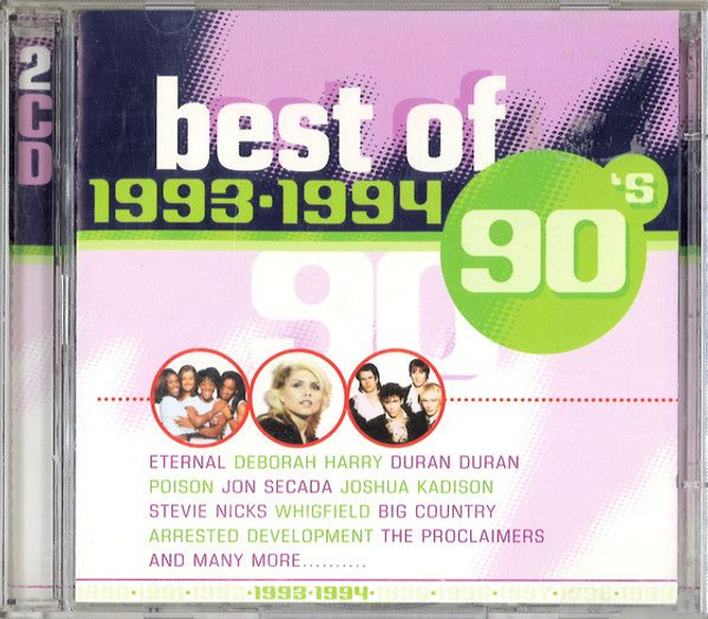 Various ‎– Best Of 90's (1993-1994) Audio CD