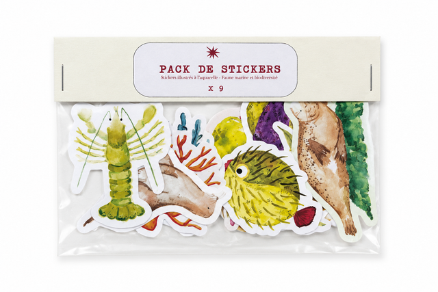 Pack de stickers x9