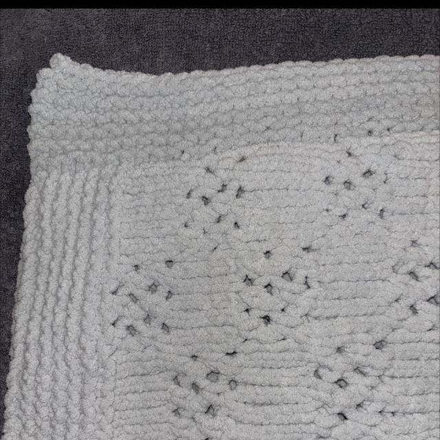 Grey soft touch blanket 
