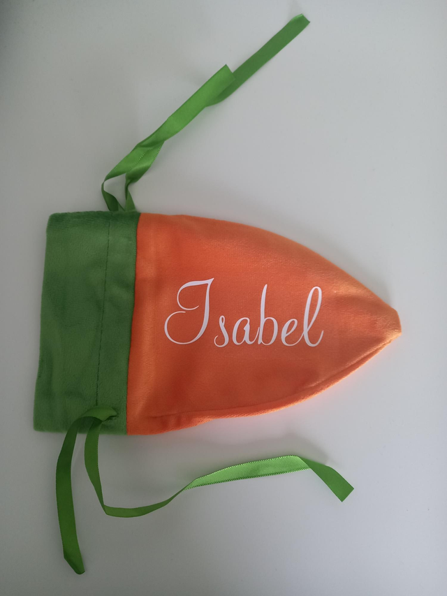 Velvet Carrot Easter Bag