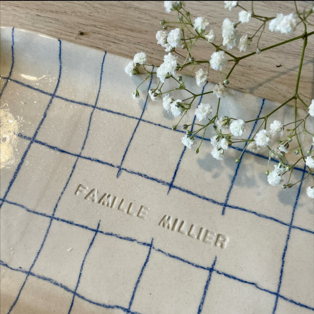 Plat à cake personnalisé 