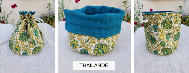 Sac 3 en 1 à coulisse - Taille XS - Divers motifs