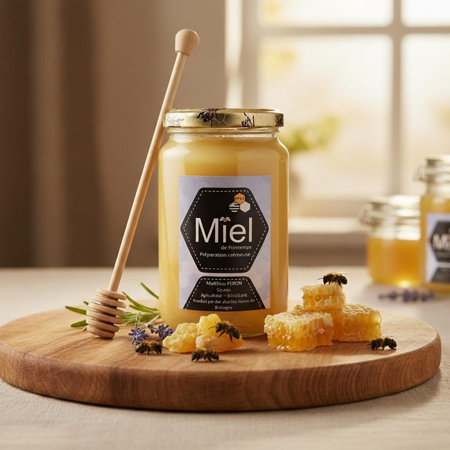 Miel de printemps "crémeux