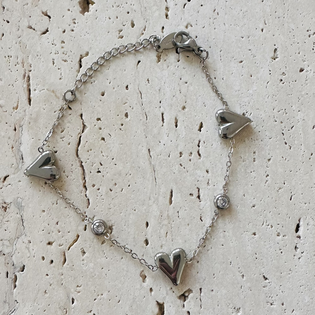 Armband hartjes 