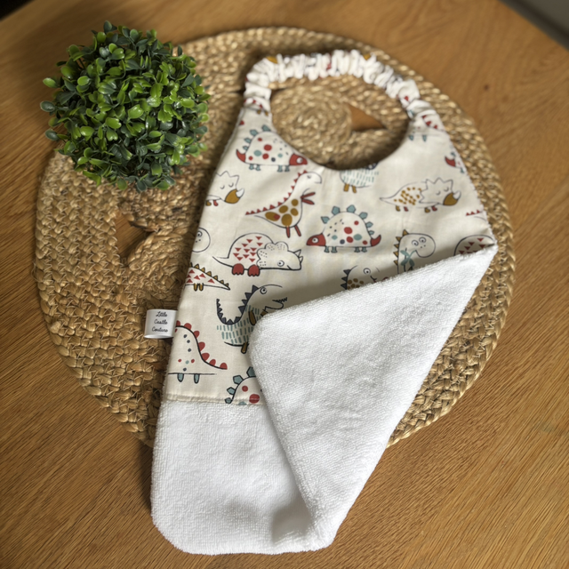 Bavoir/Serviette de cantine DINOSAURES