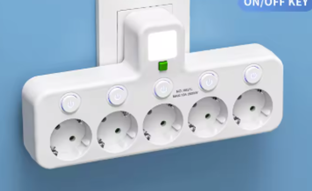 Stekkerdoos met USB – Universeel & Met Schakelaar