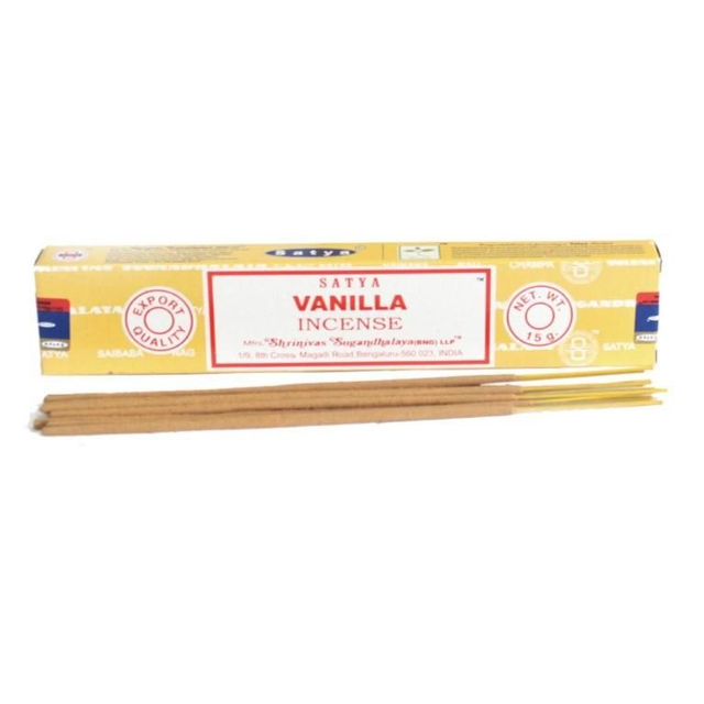 Satya Vanilla Hand-Rolled Incense Sticks 15g