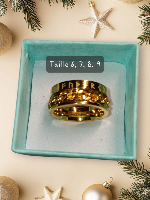Bague en acier inoxydable – Tailles 6, 7, 8, 9 