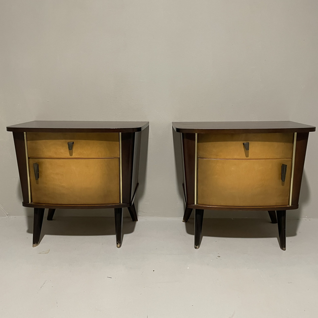 2 nightstands vintage from the 50ties