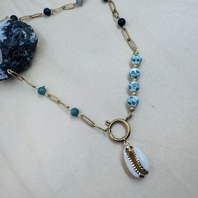 Collier MORGAN Agate mousse